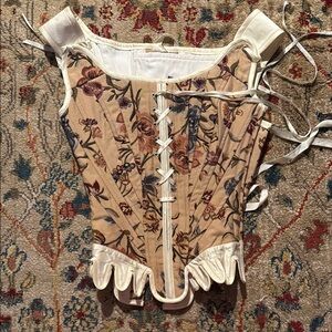 Corset Story Tapestry Historic Ren Faire Vintage Cottage